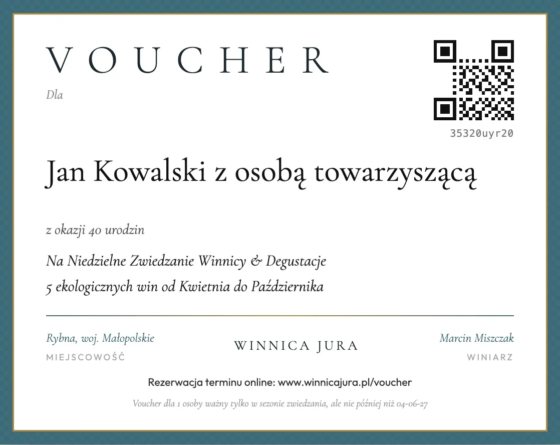 Voucher na niedzielne zwiedzanie
